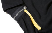 Tech God X2 - Yellow Zipper Tapered Techwear Cargo Pants - Ninjadark