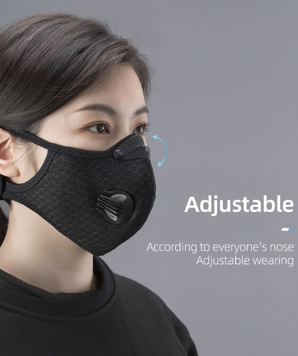 Anti Fog N95 Mask with 10 Filters - Ninjadark