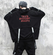 Urban Fury III - Dual Strap Black Techwear Jacket - Ninjadark