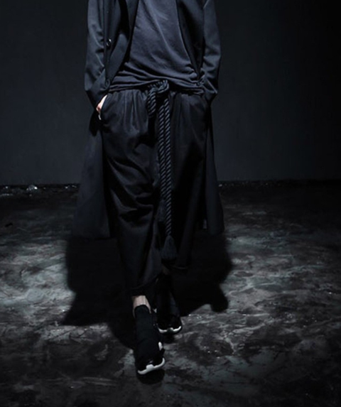 Urban Dragon Drop Crotch Techwear Kimono Pants - Ninjadark