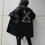 Harajuku Streetwear Hooded Windbreaker/Overcoat