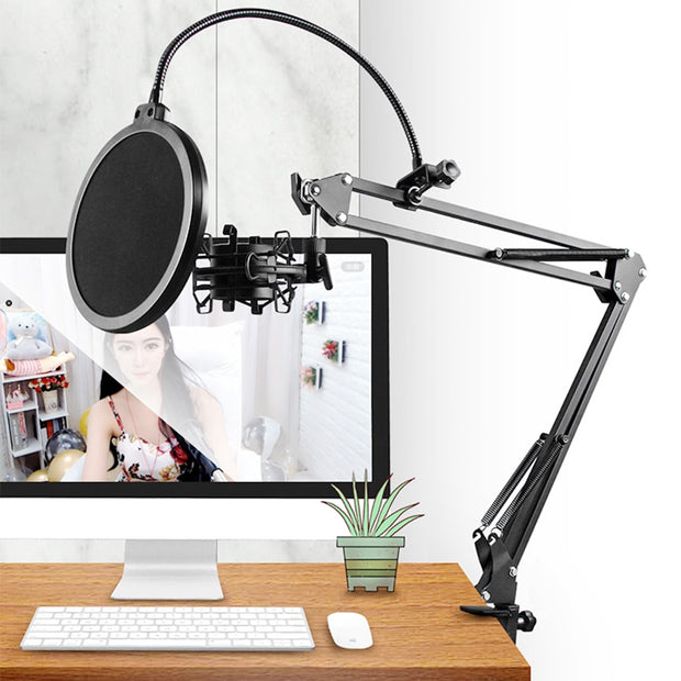Microphone Stand Bm800 Holder w/ Universal Shock Mount