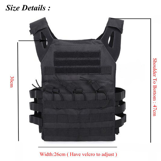 Airsoft Tactical Military Vest (Hunting/Training/Paintball)
