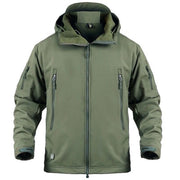 Camouflage Military Tactical Jacket w/Hoodie
