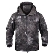Camouflage Military Tactical Jacket w/Hoodie
