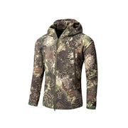 Camouflage Military Tactical Jacket w/Hoodie
