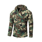 Camouflage Military Tactical Jacket w/Hoodie