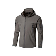 Camouflage Military Tactical Jacket w/Hoodie