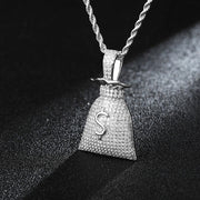 Money Bag Chain w/ Pendant