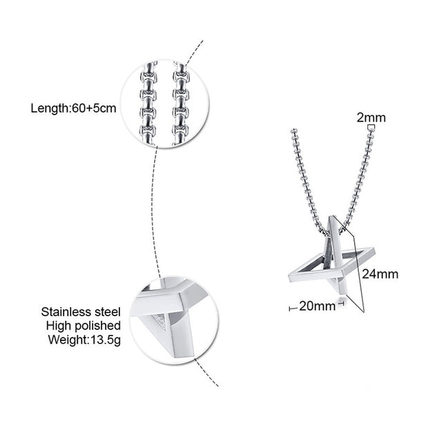 Streetwear Edge Chain w/ Pendant
