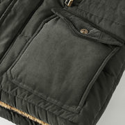 Winter Techwear Cargo Jacket w/Hoodie