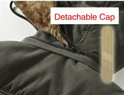 Winter Techwear Cargo Jacket w/Hoodie