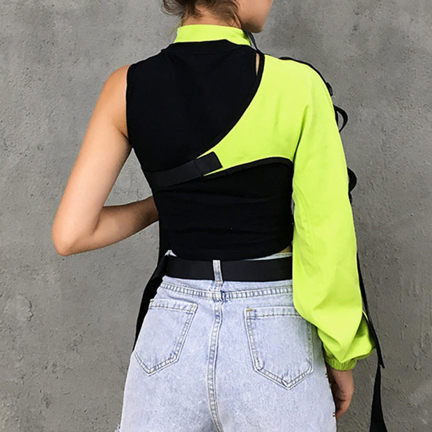 Harajuku Punk One Shoulder Tech strap