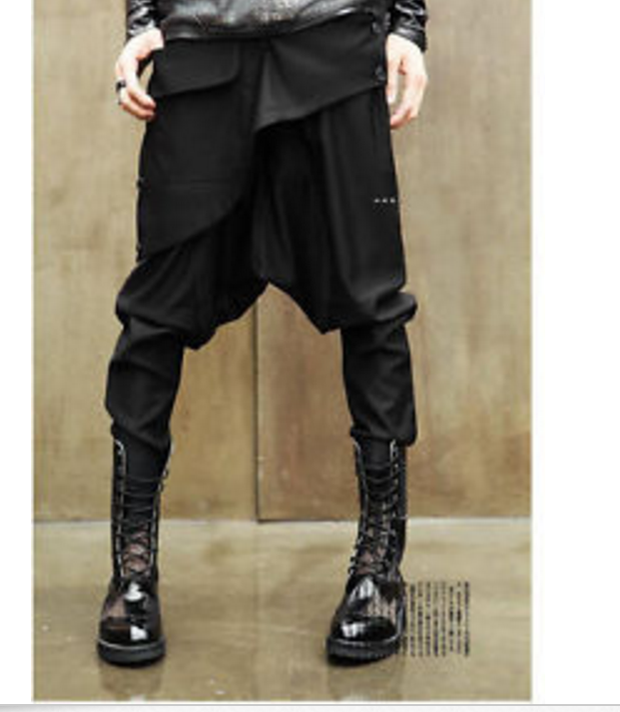 Drop Crotch Techwear Trousers - Ninjadark