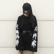 Harajuku Long Sleeve Women's Printed Shirt